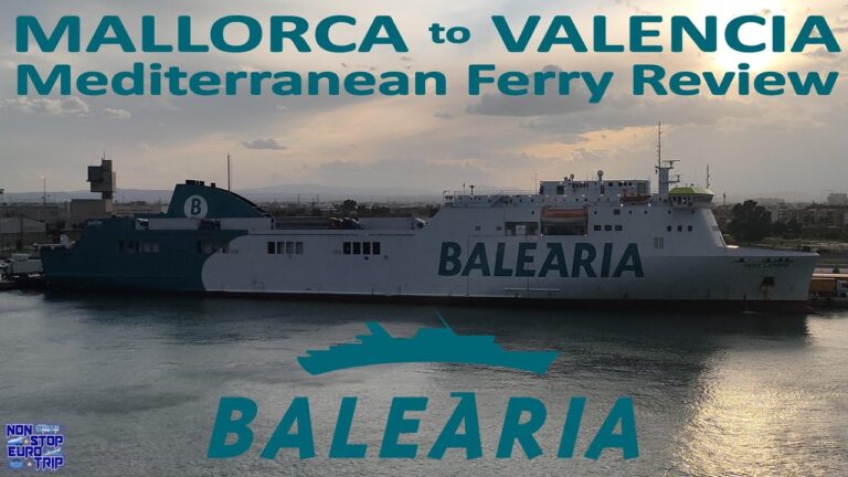 Descubre cómodamente la belleza de Mallorca en el barco de Balearia desde Valencia